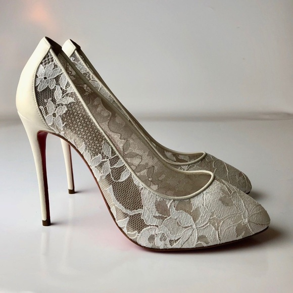 Christian Louboutin Shoes - Christian Louboutin Dorissima Lace 100 Dentelle 35